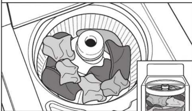 MAYTAG MVWP585GW - Charger les vêtements dans la laveuse - 1