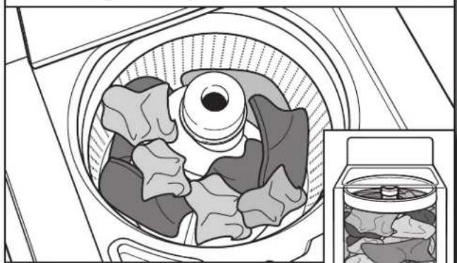 MAYTAG MVWP585GW - Cargue las prendas en la lavadora - 1