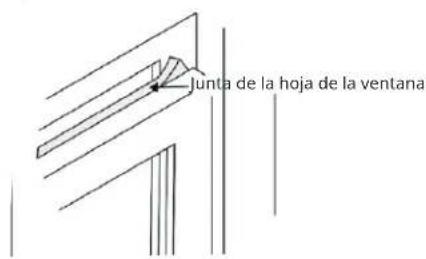 Keystone KSTAW08CE - nstale la junta del marco de la ventana y el bloqueo de seguidad - 1