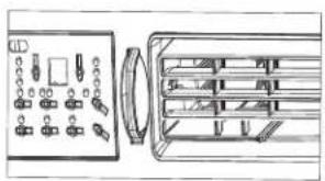 Keystone KSTAW08CE - Control de ventilación de aire fresco (en modelos de 18K y 25K): - 1
