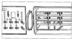 Keystone KSTAW08CE - Commande de ventilation d'air frais (sur les modèles 18K et 25K) : - 3