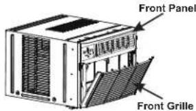 Keystone KSTAW08CE - Remove Air Conditioner from Cabinet - 1