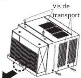 Keystone KSTAW08CE - Retirez le climatiseur de l'armoire RE-MARQUE: Retirrez tout matériel d'emballage de l'extérieur de l'armoire. - 6
