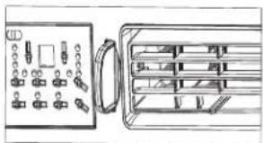 Keystone KSTAW08CE - Control de ventilación de aire fresco (en modelos de 18K y 25K): - 3