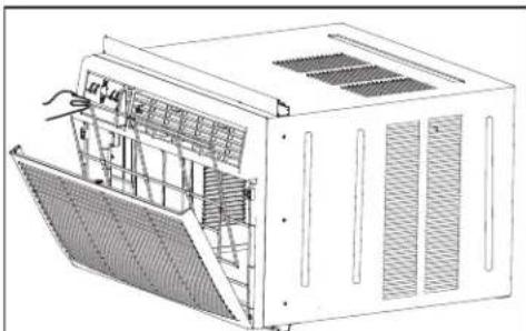 Keystone KSTAW08CE - Limpieza del filtró de aire - 3