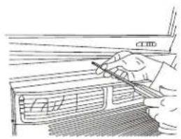 Keystone KSTAW08CE - ENFONCER LES VIS DE VERROUILAGE - 1