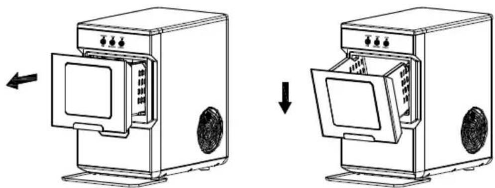 NewAir NANGICBK000 - OPENING THE ICE DRAWER - 1
