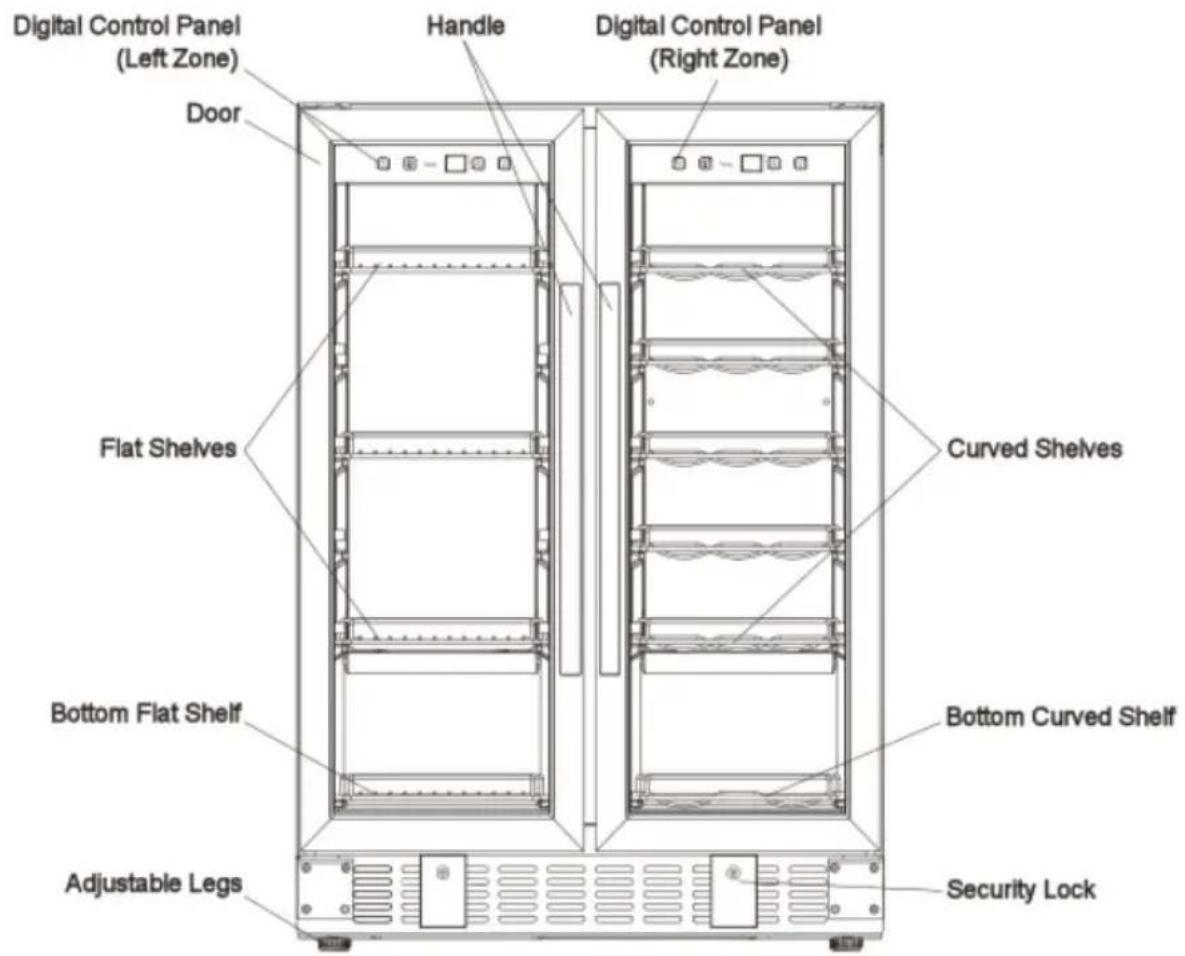 NewAir NAWNCNBK000 - PARTS LIST - 1
