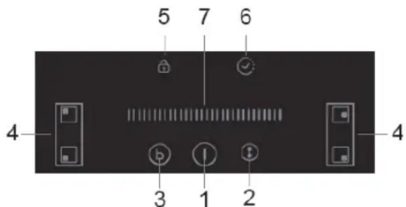 CANDY PCI 25BCTP643C - Scheme ovladacieho panela - 1