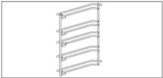 CANDY PCI 25BCTP643C - Bočni dratěné rosty - 1