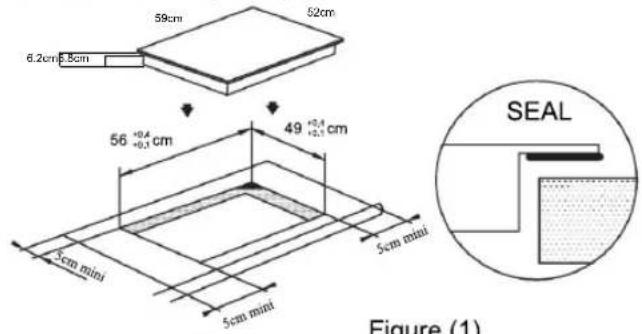 CANDY PCI 25BCTP643C - As shown in Figure (1) - 1