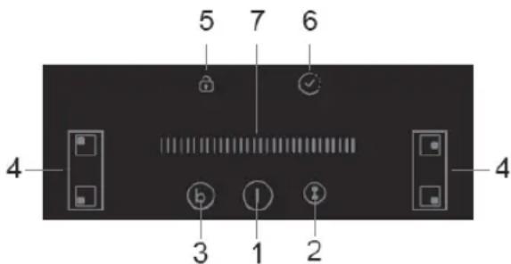 CANDY PCI 25BCTP643C - Schematicý diagram ovladaciho panelu - 1