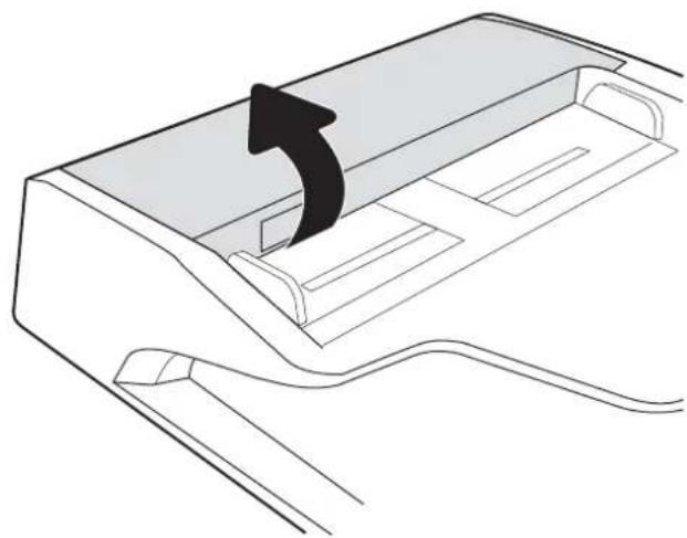 HP Digital Sender Flow 8500 fn2 - Élimination d'un bourrage papier dans le chargeur automatique de documents - 2