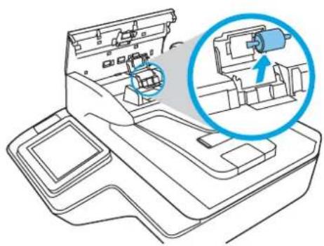 HP Digital Sender Flow 8500 fn2 - Remplacez les rouleaux de séparation et le capot - 6