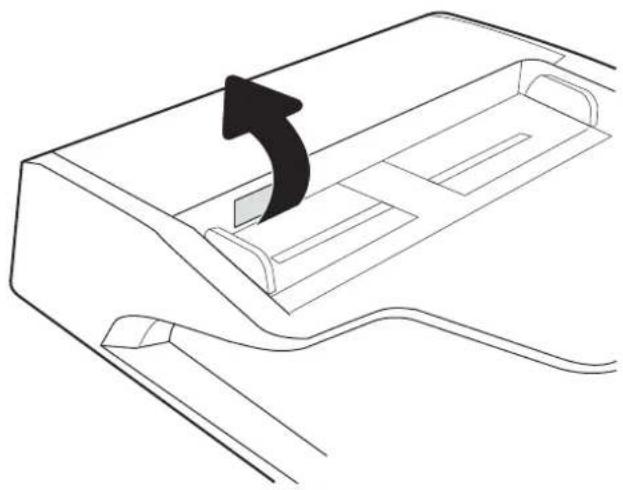 HP Digital Sender Flow 8500 fn2 - Élimination d'un bourrage papier dans le chargeur automatique de documents - 1
