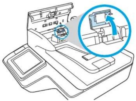 HP Digital Sender Flow 8500 fn2 - Remplacez les rouleaux de séparation et le capot - 5