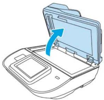 HP Digital Sender Flow 8500 fn2 - Vérification que la vitre du scanner est dépourvue de saleté et de souillures - 2