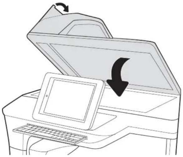 HP Digital Sender Flow 8500 fn2 - Élimination d'un bourrage papier dans le chargeur automatique de documents - 5