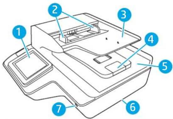 HP Digital Sender Flow 8500 fn2 - Vue avant - 1