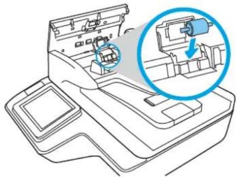 HP Digital Sender Flow 8500 fn2 - Remplacez les rouleaux de séparation et le capot - 7