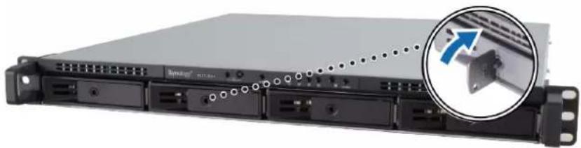 SYNOLOGY RackStation RS1619xs+ - Installation des disques - 5