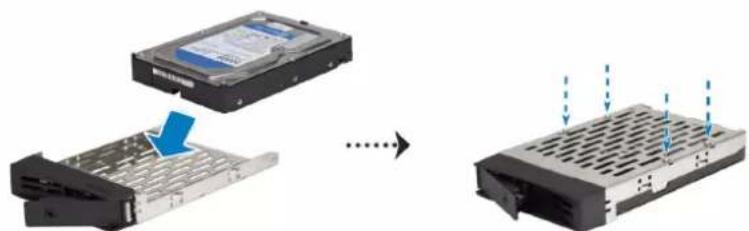 SYNOLOGY RackStation RS1619xs+ - Installation des disques - 2