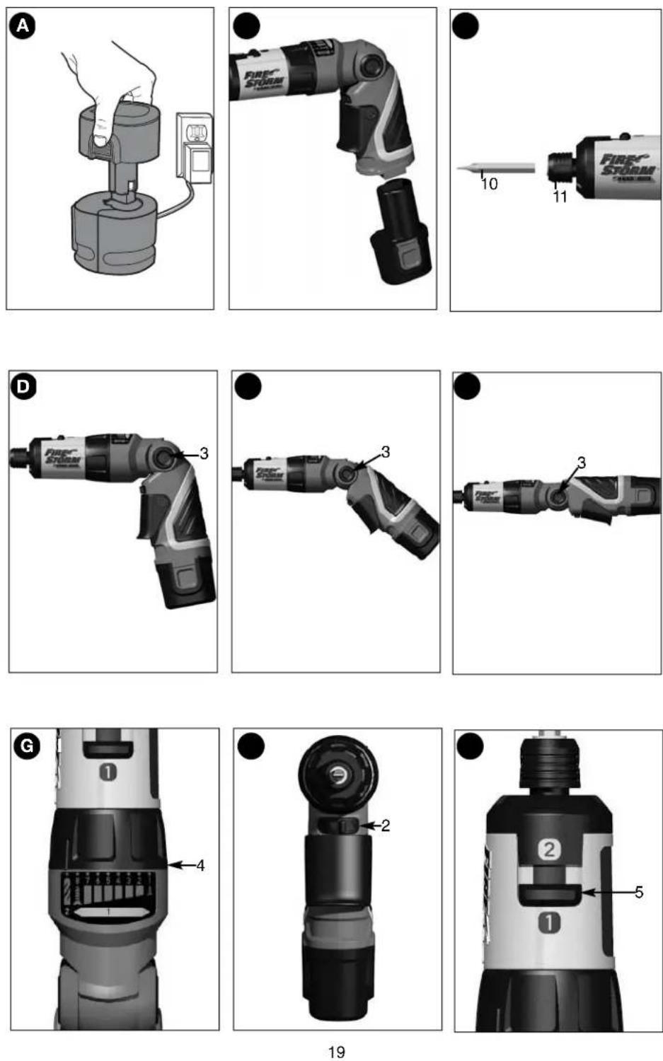 BLACK & DECKER PD600G - DESCRIPTION FONCTIONNELLE - 2