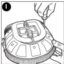 BLACK & DECKER ASI400B - BATTERY REMOVAL (FOR RECYCLING) (FIGURE I) - 1