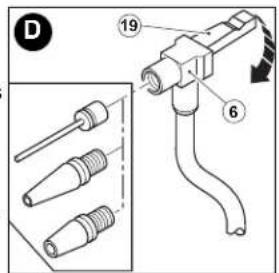 BLACK & DECKER ASI400B - FITTING THE ACCESSORIES - FIGURES D,E,F &amp; G - 1