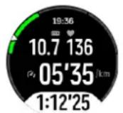 SUUNTO Race S - Utilisation de la FC, de l'allure ou des zones de puissance pendant l'exercice - 1