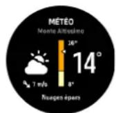 SUUNTO Race S - Météo - 1