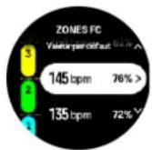 SUUNTO Race S - Définir les zones FC par défaut - 2