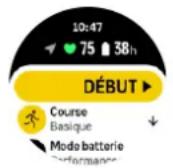 SUUNTO Race S - Gestion d'énergie de la batterie - 1