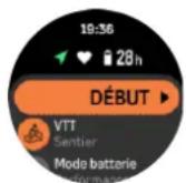 SUUNTO Race S - Enregistrement d'un exercice - 1