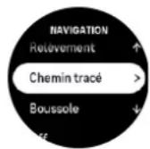 SUUNTO Race S - Chemin tracé - 1