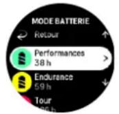 SUUNTO Race S - Gestion d'énergie de la batterie - 3