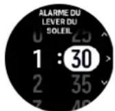 SUUNTO Race S - Alarmes de lever et de coucher du soleil - 2