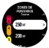 SUUNTO Race S - Définir des zones de puissance spécifiques à l'activité - 1