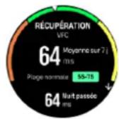 SUUNTO Ocean - Récupération, VFC (Variabilité de la fréquence cardiaque) - 1