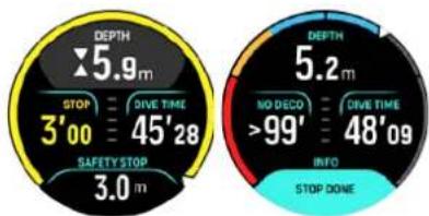 SUUNTO Ocean - Exemple : mode Gaz unique - 7