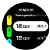 SUUNTO Ocean - Définir les zones FC par défaut - 2