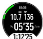 SUUNTO Ocean - Utilisation des objectifs pendant l'exercice - 2