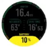SUUNTO Ocean - Alarmes de plongée obligatoires - 15
