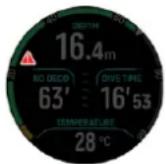 SUUNTO Ocean - Alarmes de plongée obligatoires - 12