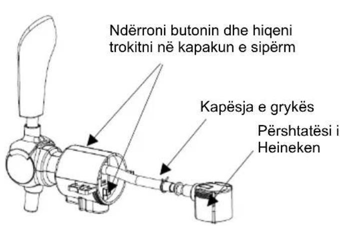 HISENSE HBD5A - Si të ndryshoni tubin e birrës - 1