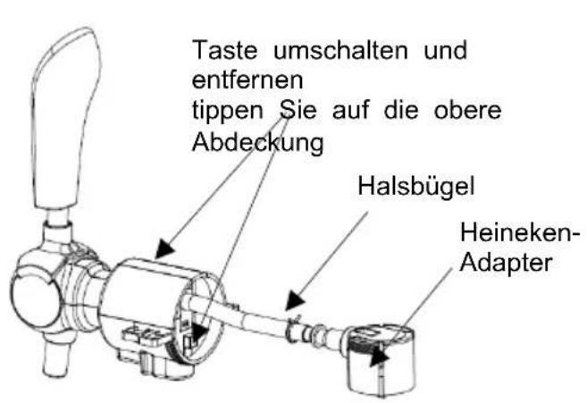 HISENSE HBD5A - So wechseln Sie den Bierschlauch - 1