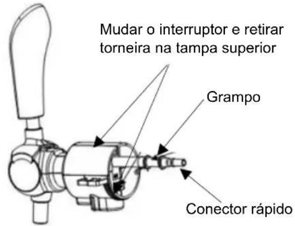 HISENSE HBD5A - Como trocar o tubo de cerveja - 2