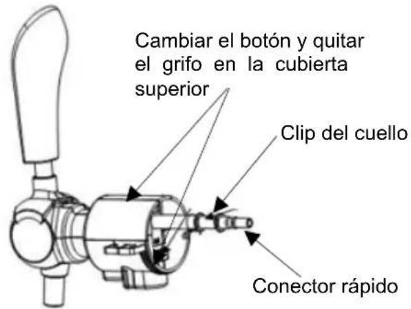 HISENSE HBD5A - Cómo cambiar el tubo de cerveza - 2