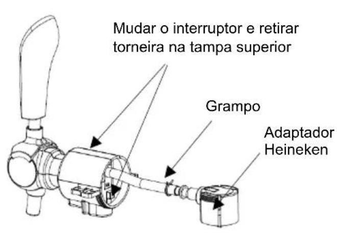 HISENSE HBD5A - Como trocar o tubo de cerveja - 1