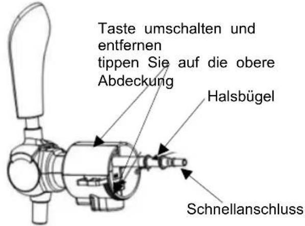 HISENSE HBD5A - So wechseln Sie den Bierschlauch - 2